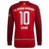 Camiseta de fútbol Manga Larga FC Bayern de Múnich Leroy Sane 10 Primera Equipación 2021/22 - Hombre